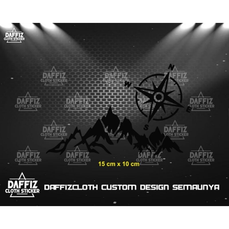 STICKER CUTTING KOMPAS