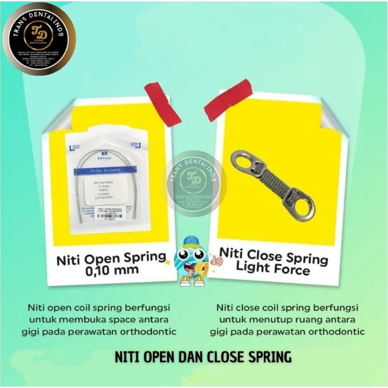Open Spring Dan Close Spring Uk 0.10 dan 0.12