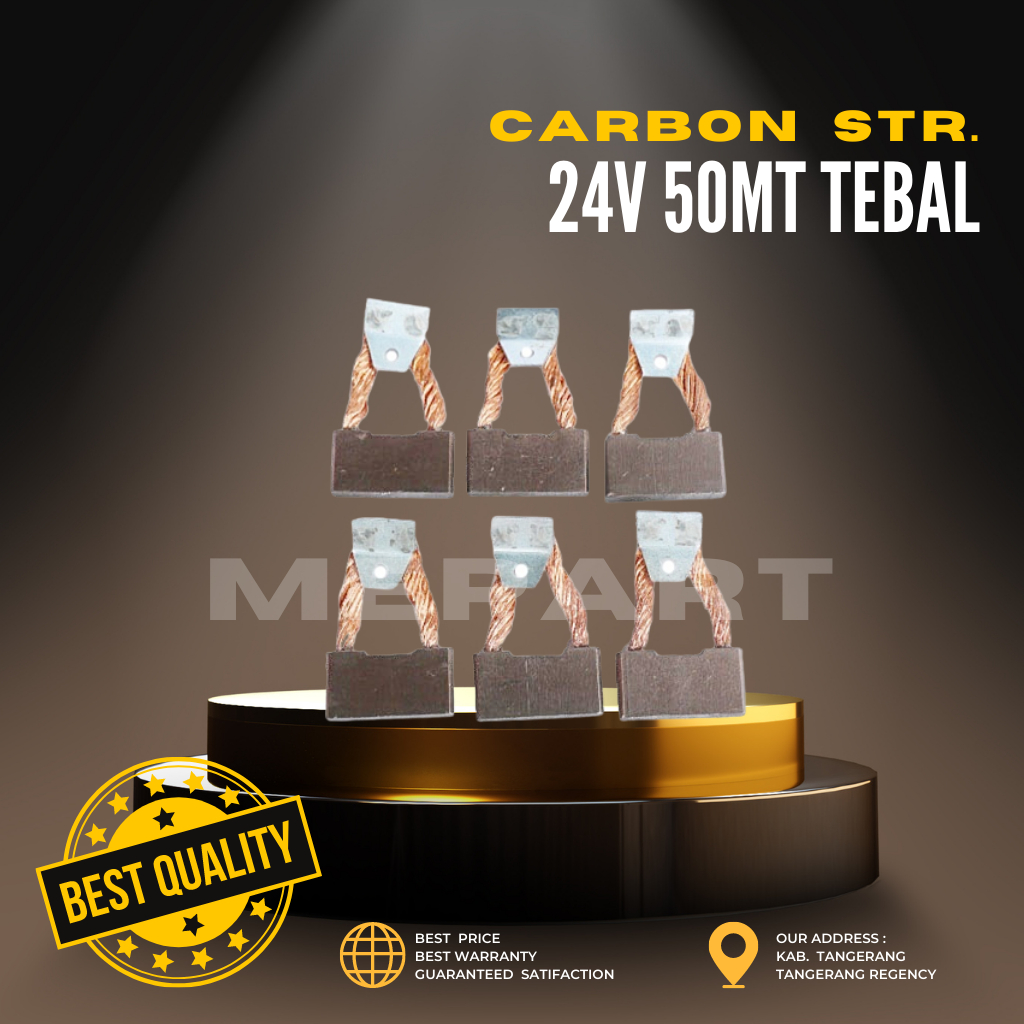 CARBON STR. 24V 50MT TEBAL(6PCS/2box/SET)