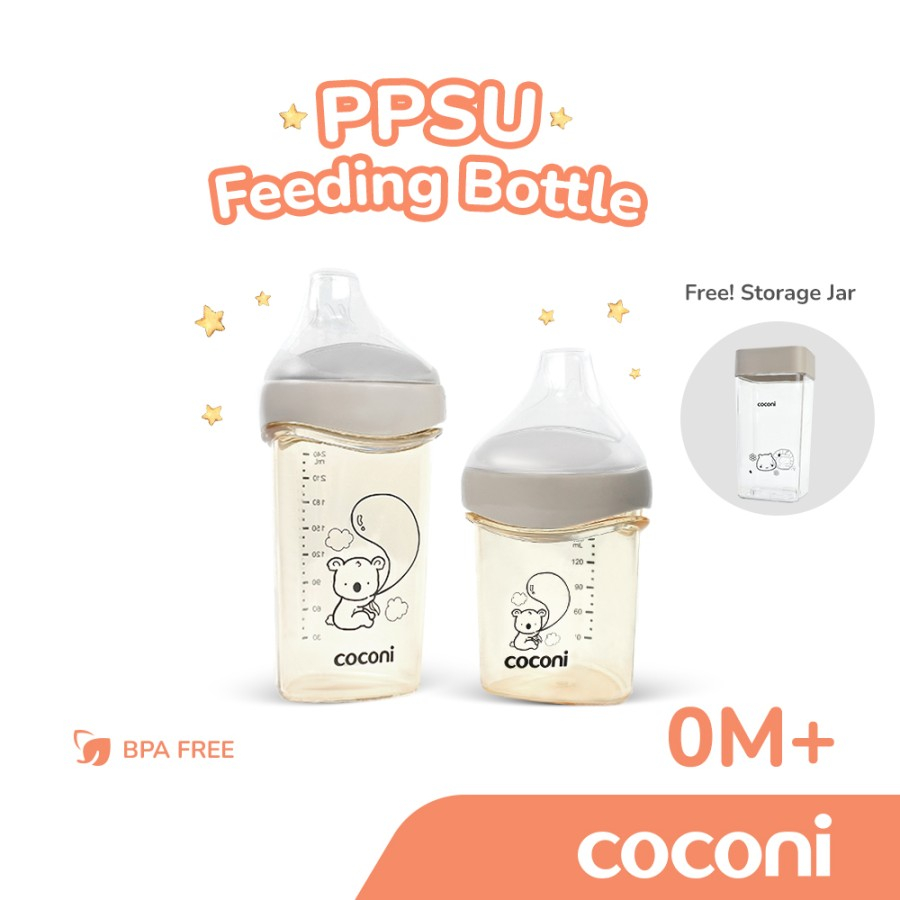 Coconi Triangle Feeding Bottle PPSU