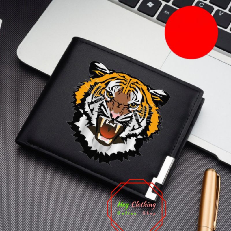 DOMPET KULIT DOMPET LIPAT UANG DOMPET HARIMAU