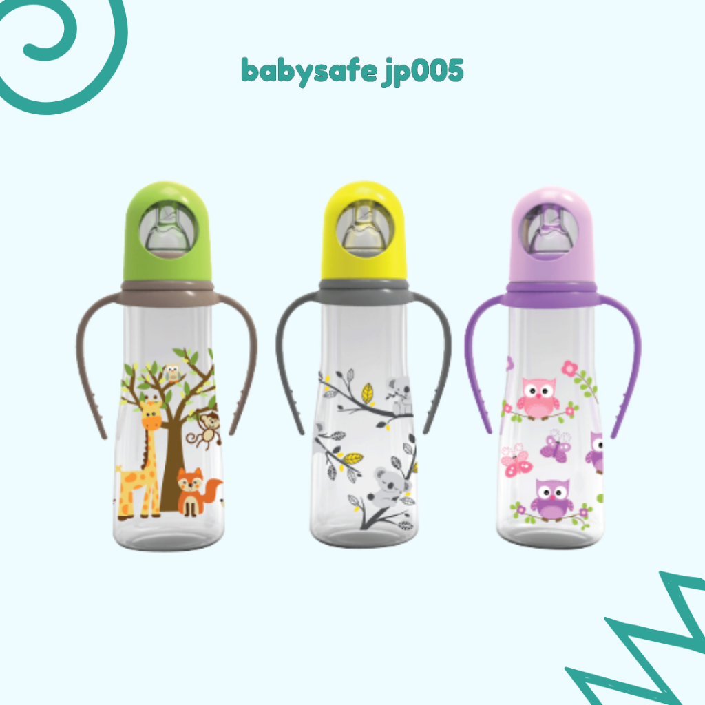Babysafe feeding bootle with handle jp005