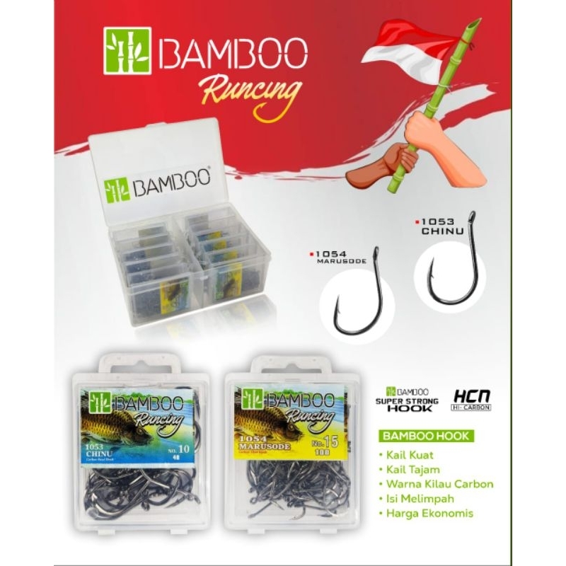 Kail Pancing Mika Bamboo Runcing 1054/MARUSODE/Kecil