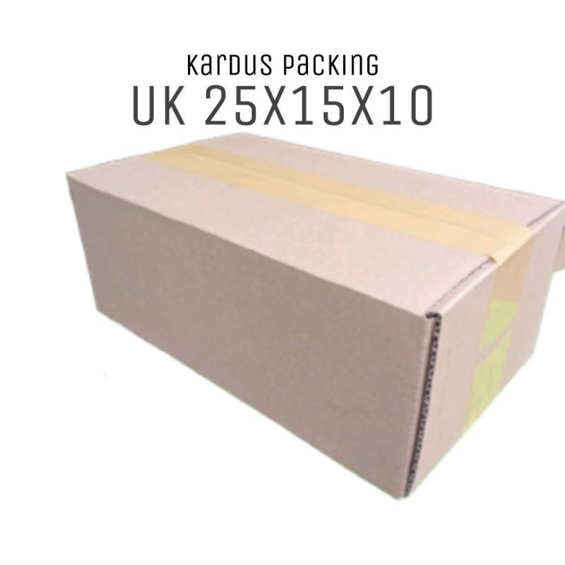 kardus packing 25x15x10