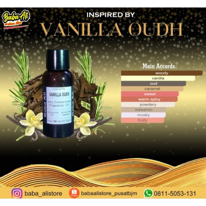 VANILA OUD, BABA ALI INSPIRED REFILL GRADE 1