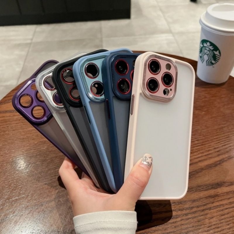 Iphone 14 Pro Max 14 Pro Casing Hybrid Matte Shockproof Camera Protect