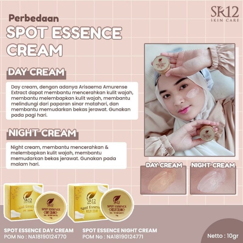 spot essence day/night cream