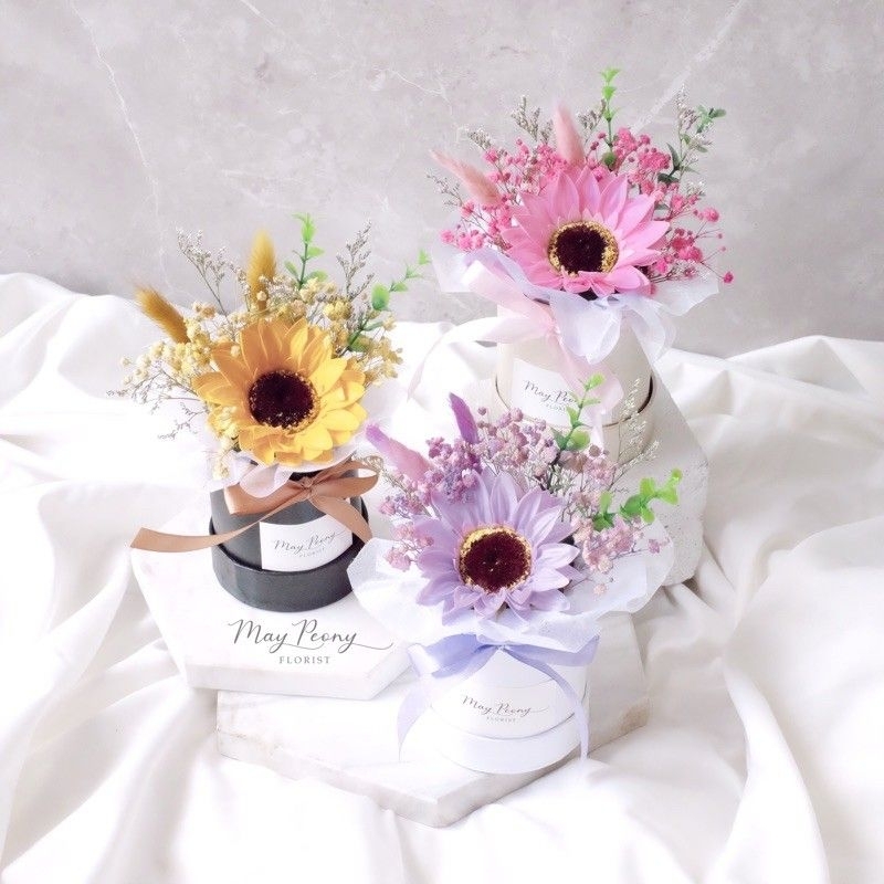 soap flower mini box