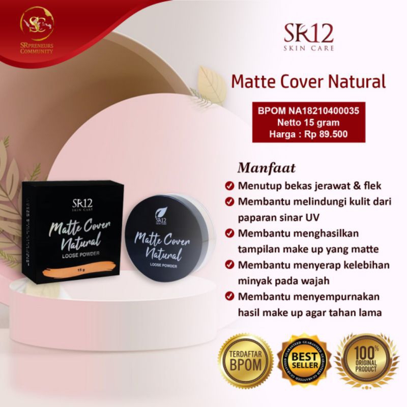 MATTE COVER NATURAL SR12