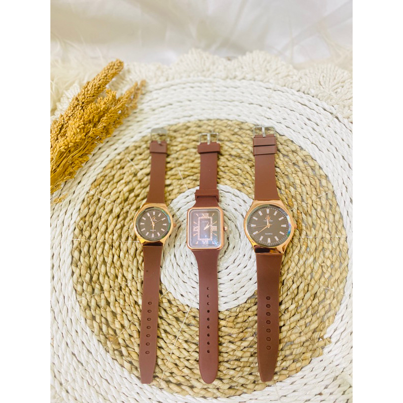 jam tangan coklat