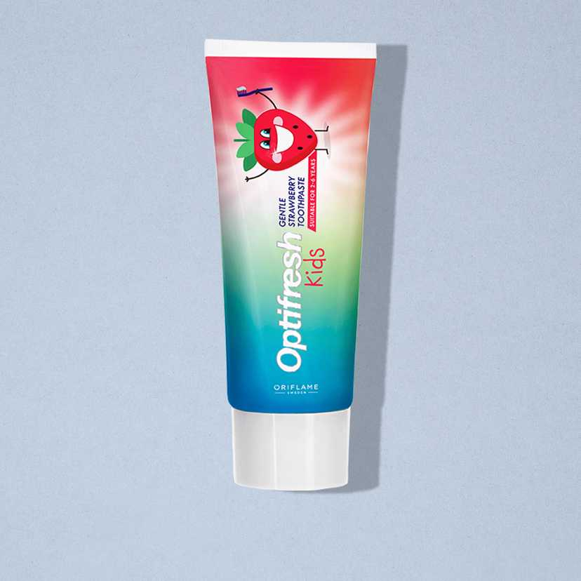 44954 Optifresh Kids Gentle Strawberry Toothpaste