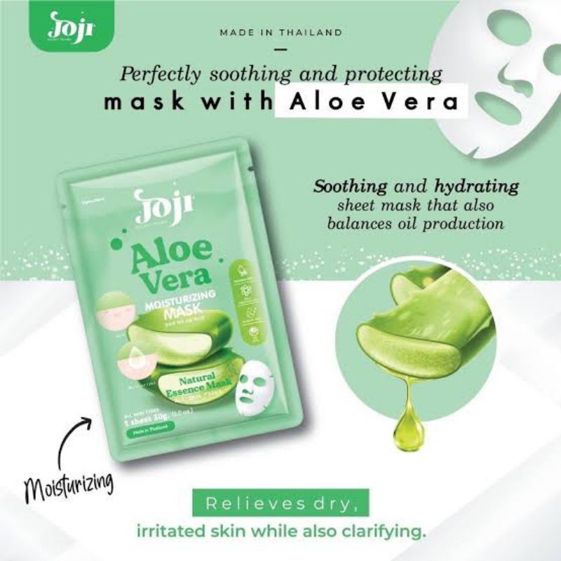 JOJI ALOE VERA MOISTURIZING MASK