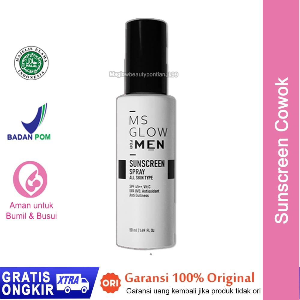 MS GLOW FOR MEN SUNSCREEN SPRAY