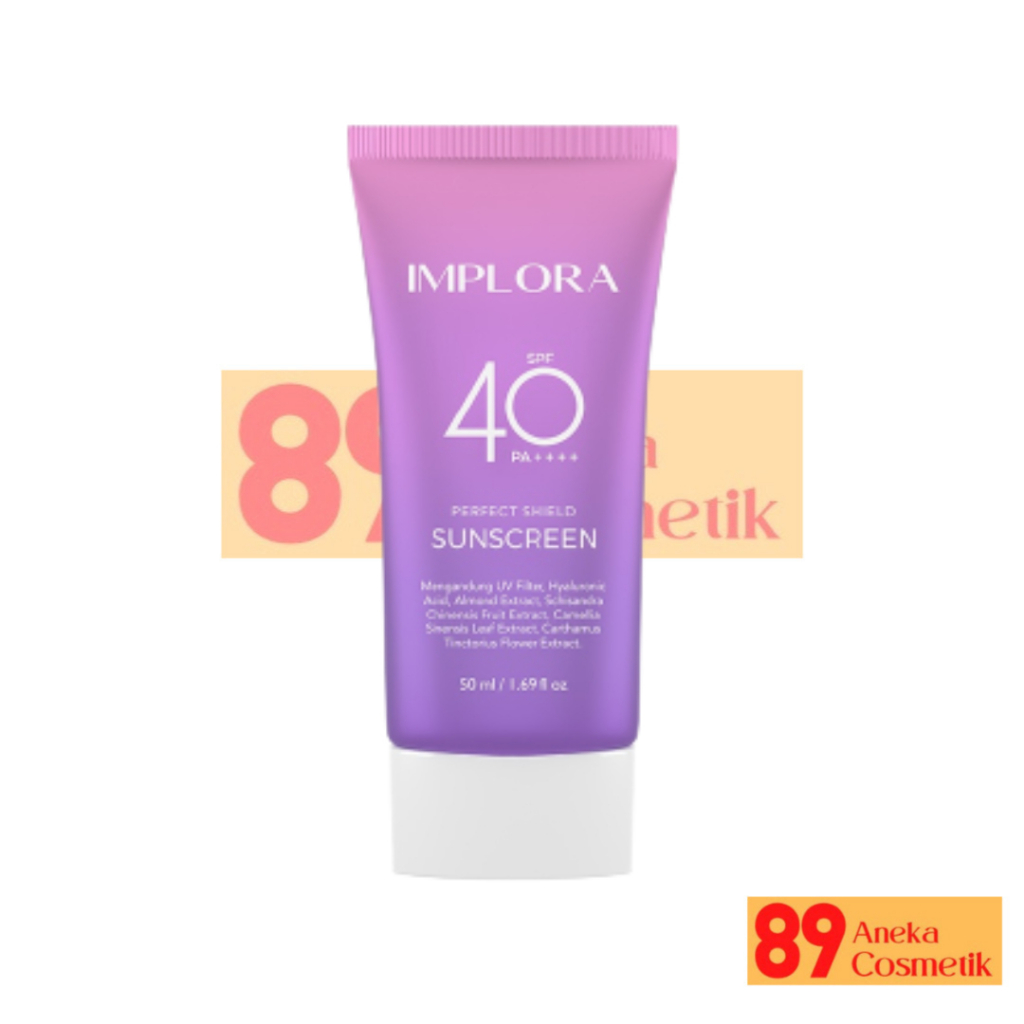 Implora Perfect Shield Sunscreen SPF 40 PA++++ 50ml - Sunscreen Wajah