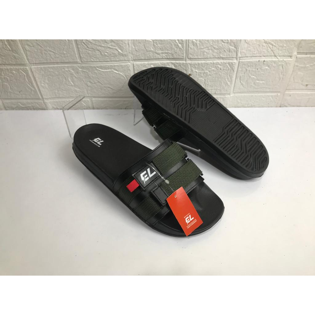 SENDAL SLOP/SLIDE (SOLE HITAM) PRIA