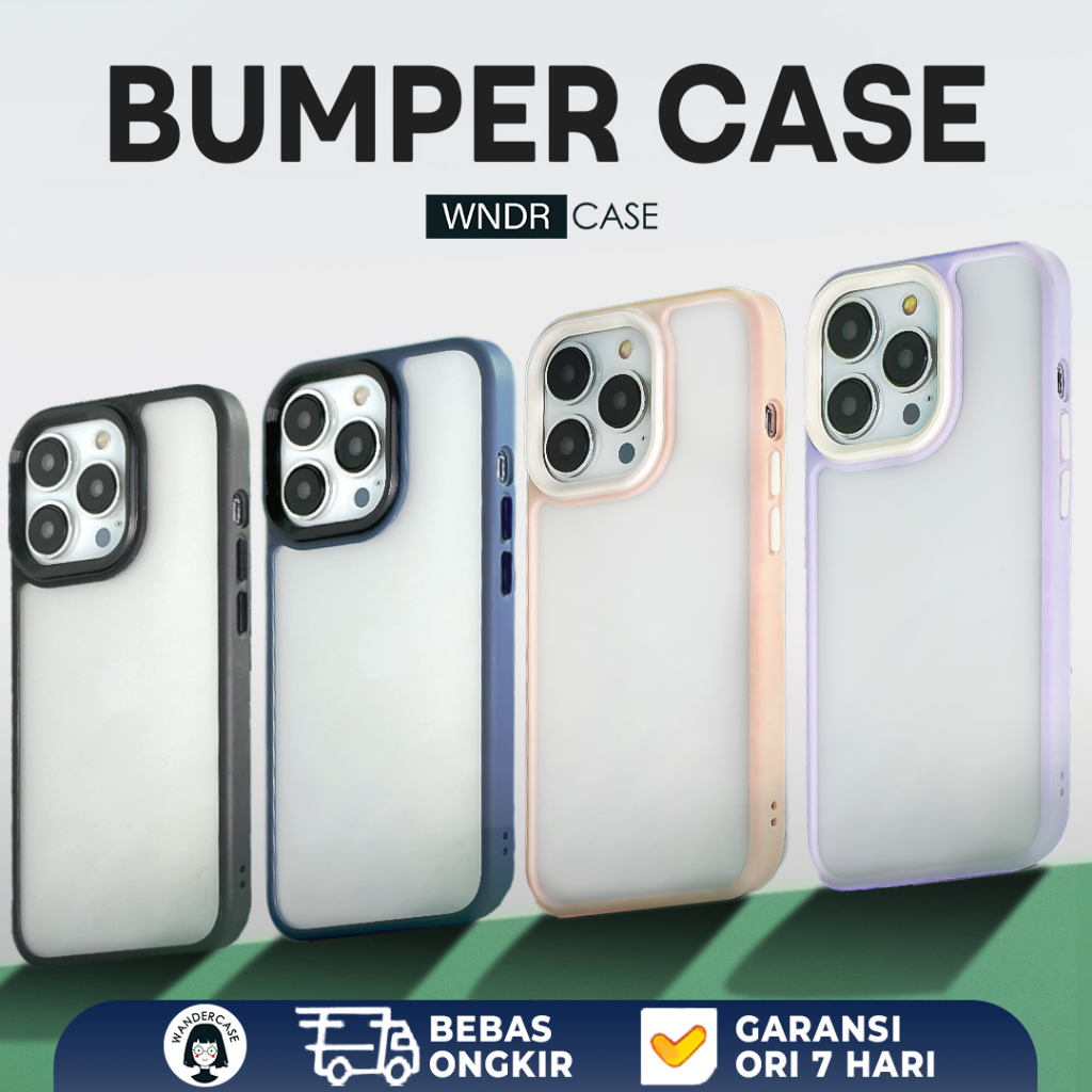 Wandercase Bumper Case | Black & Pacific Blue