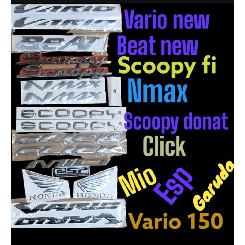Emblem vario nmax beat scoopy