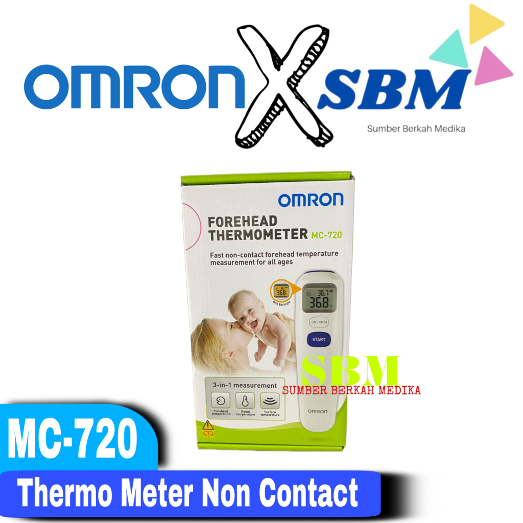 OMRON Thermometer MC- 720 Thermometer Tembak