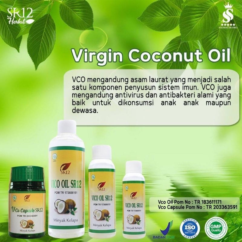 VCO SR12 / Virgin coconut oil