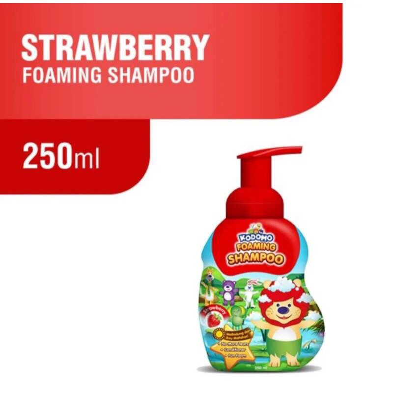 Kodomo Strawberry Foaming Shampoo 250Ml