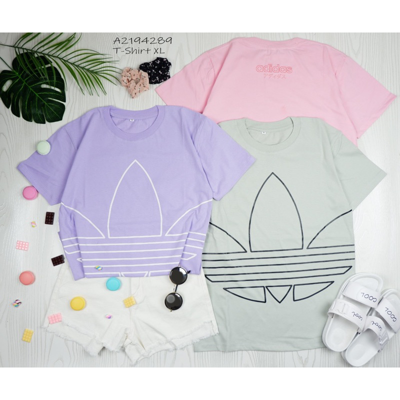 kaos katun adidas