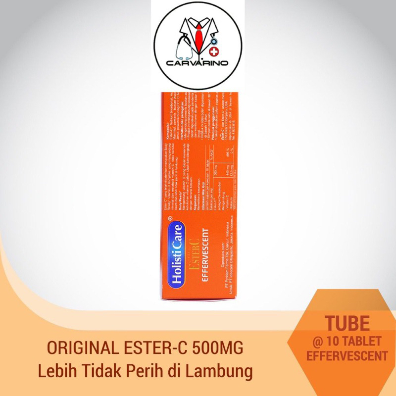 Gigikbunga Holisticare Esterc Effervescent Orange 10 Tablet