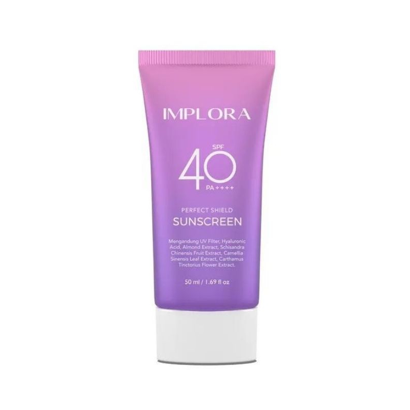 IMPLORA Perfect Shield Sunscreen SPF40 PA++++ 50ml - Sunscreen UV Filter