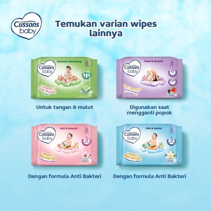tisue basah cussons