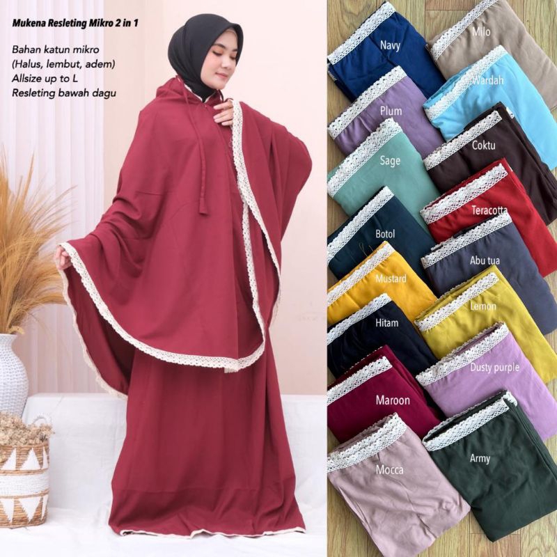 Mukena retsleting