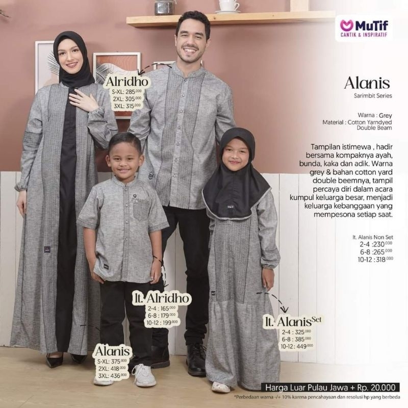 Sarimbit Series Alanis By Mutif
