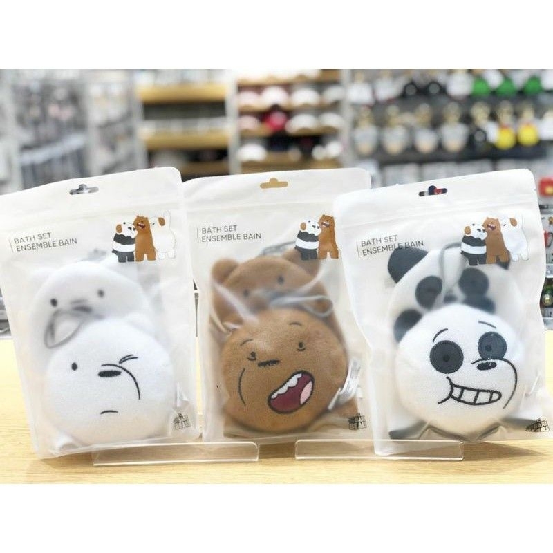 MINISO WE BARE BEARS BATH SET ISI 2