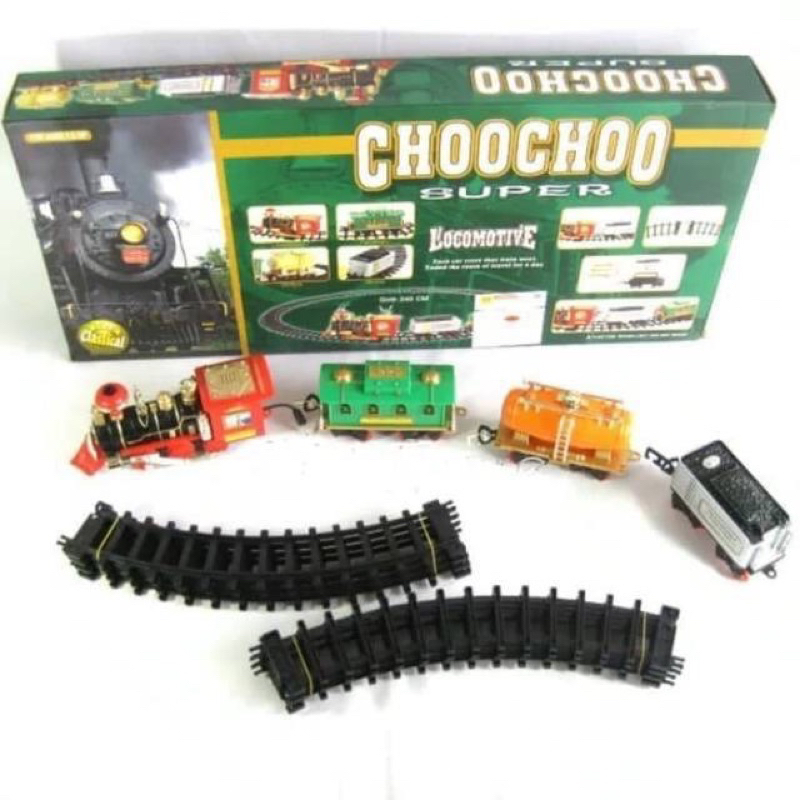 MAINAN KERETA API  ASAP JALUR TRAIN CHOOCHOO SUPER