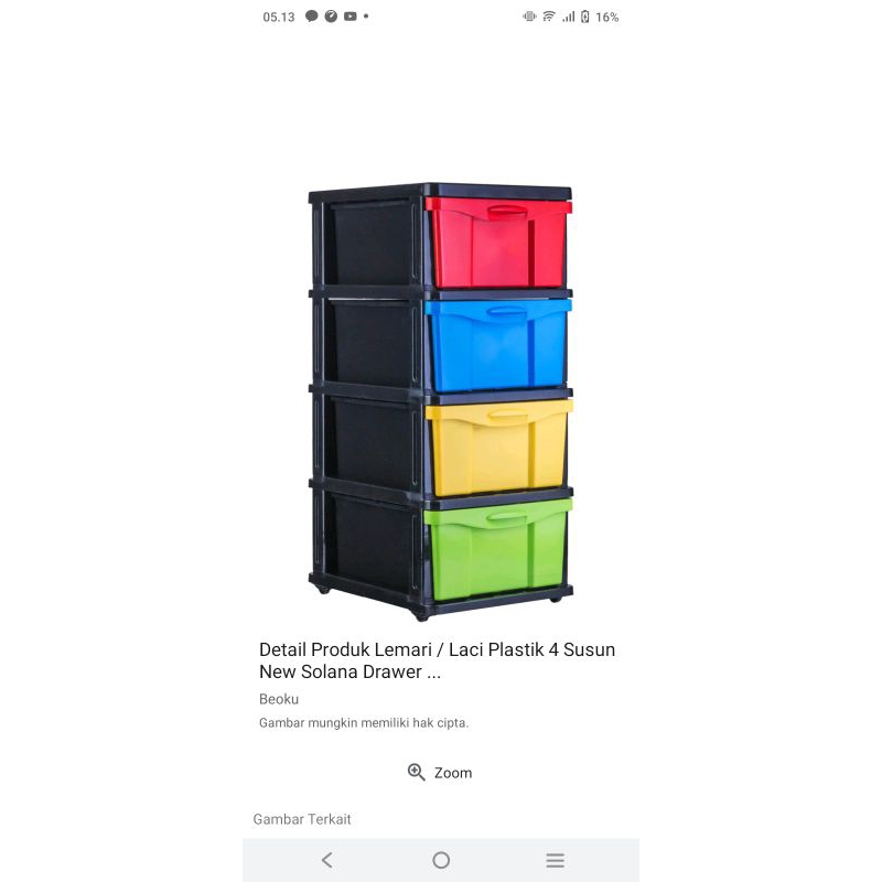 lemari plastik 4 susun