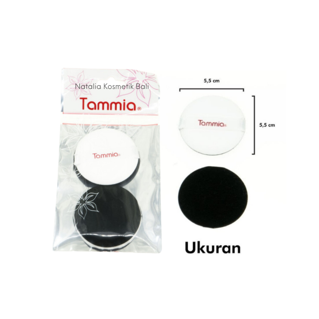 Tammia BB/CC Cushion Round Puff 2ct