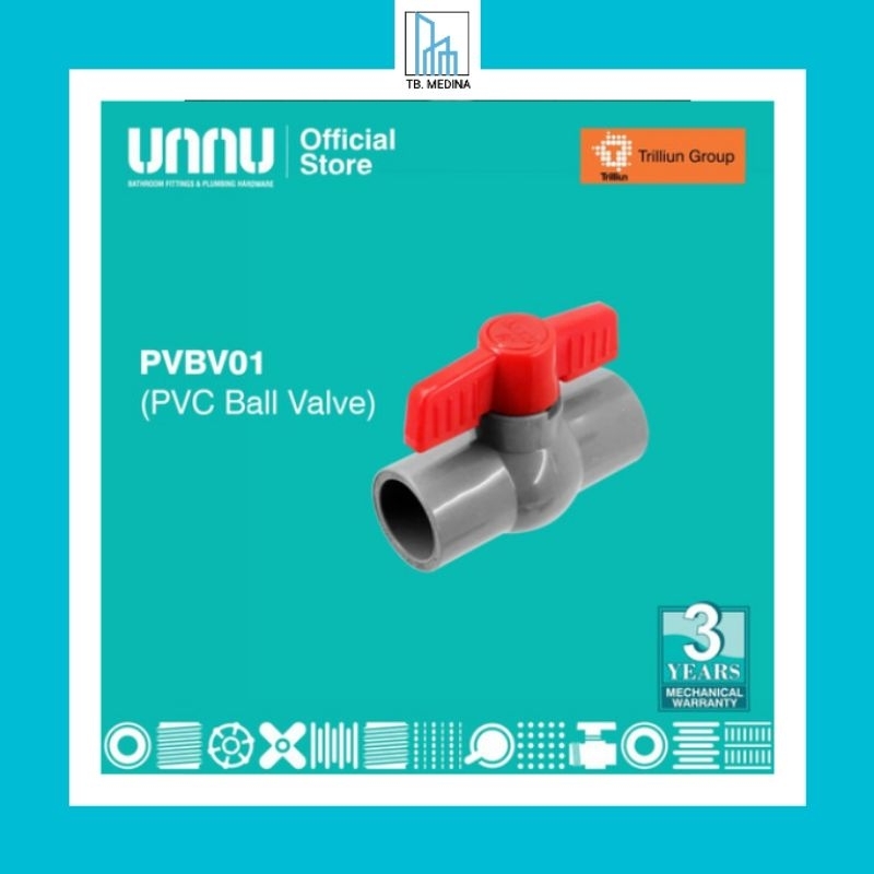 Stopkran PVC 1/2 inch