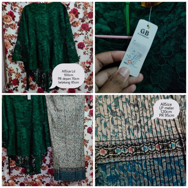 setelan brukat dan batik