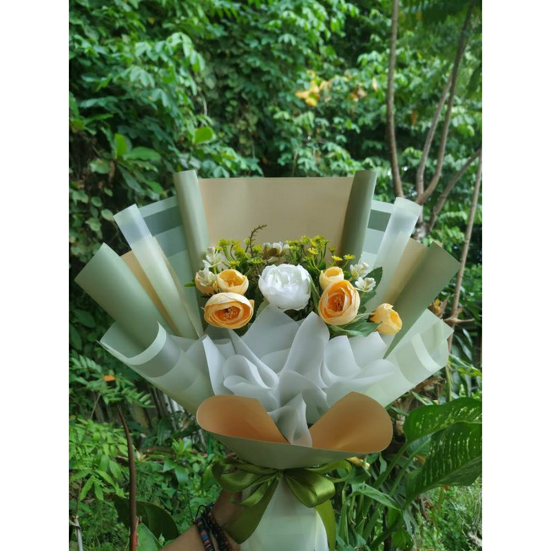 Bucket bunga artificial 50