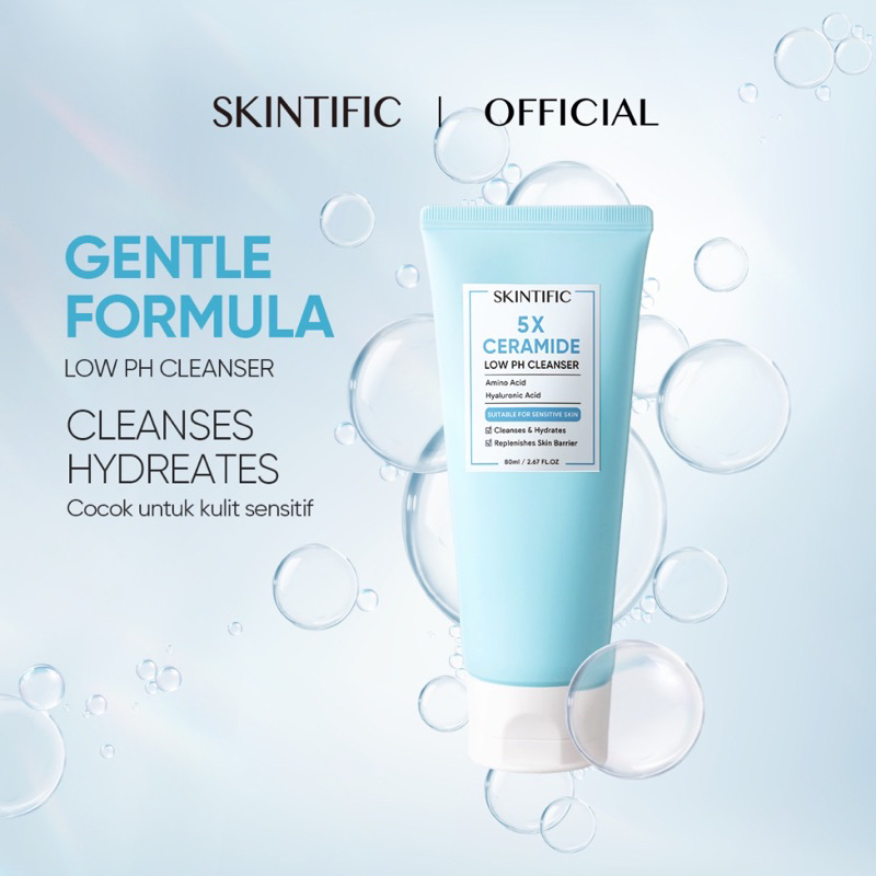 Skintific low pH Cleanser 5x ceramide