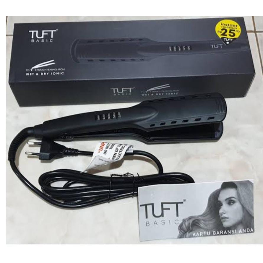 Tuft Basic Wet Dry Ionic 1'' dan 1.5''/3in1 curly,blow,lurus