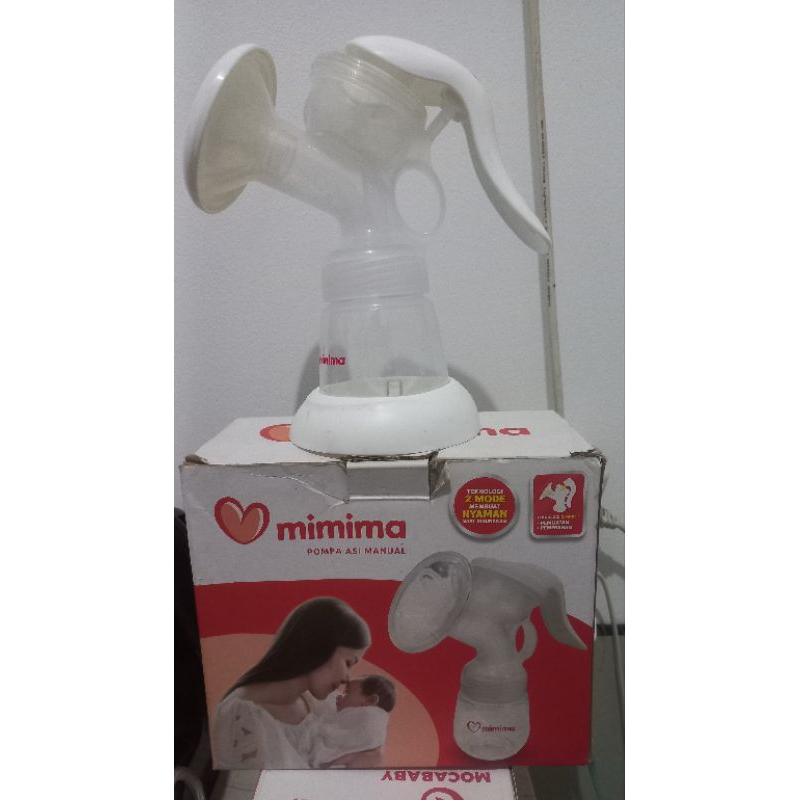 pompa asi mimima, silicon breastpump second (preloved)