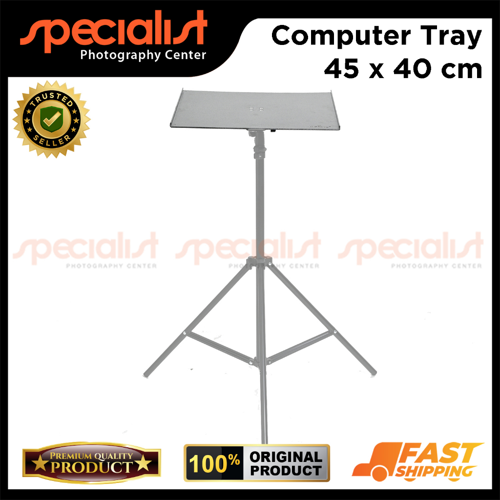 Meking Computer Tray Meja for Studio Light Stands