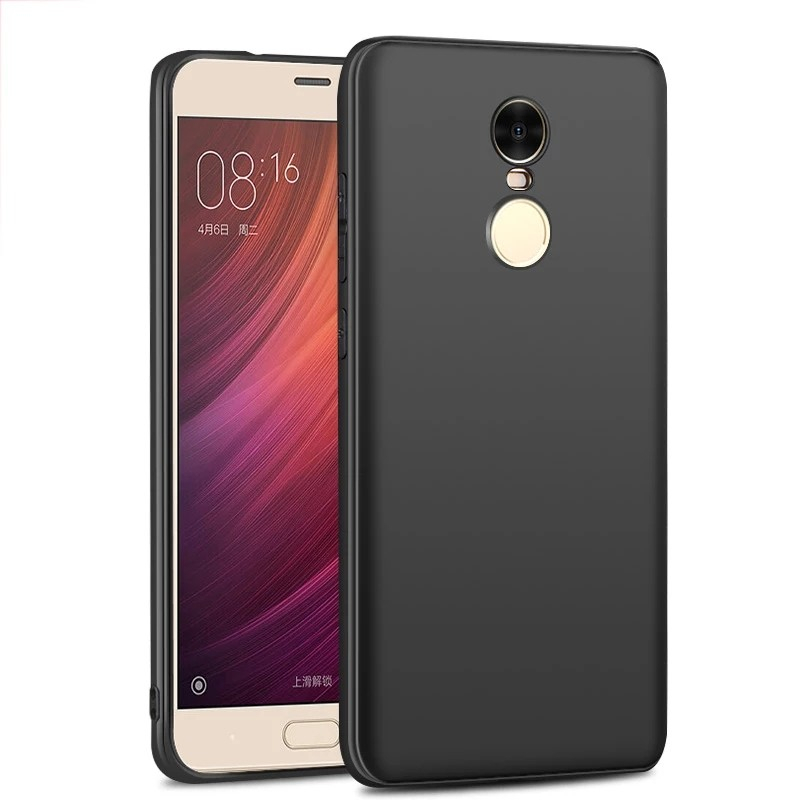 Case XIAOMI REDMI NOTE 4X Premium Slim Matte Case Soft Black Doff