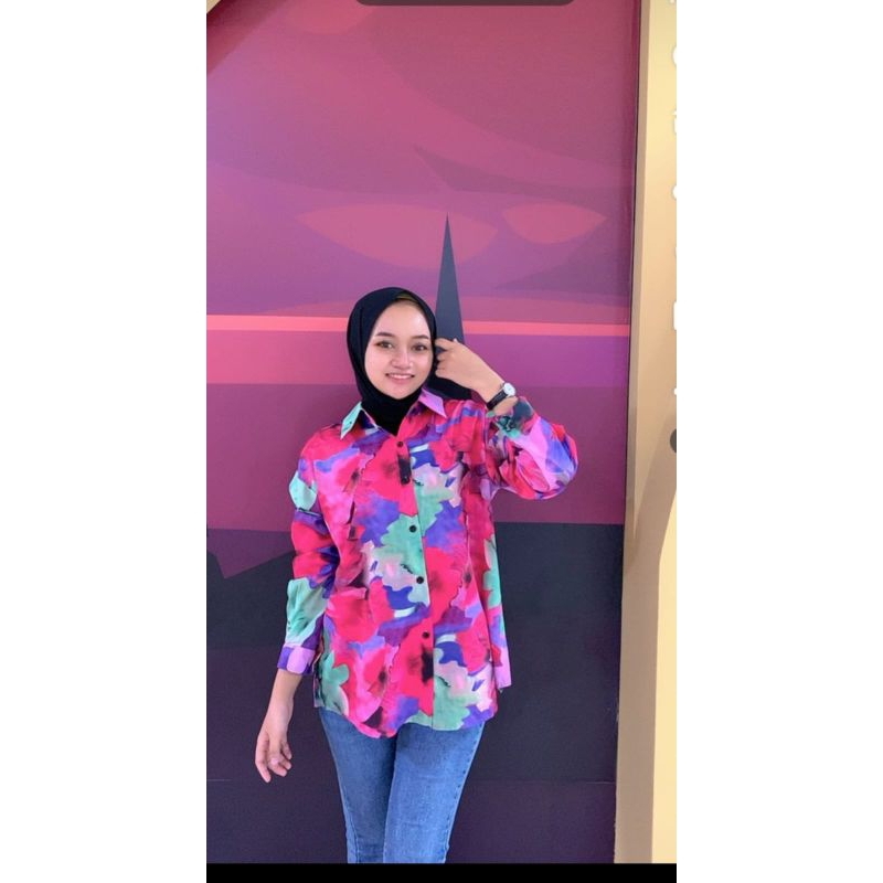 1095 kemeja cantik silk