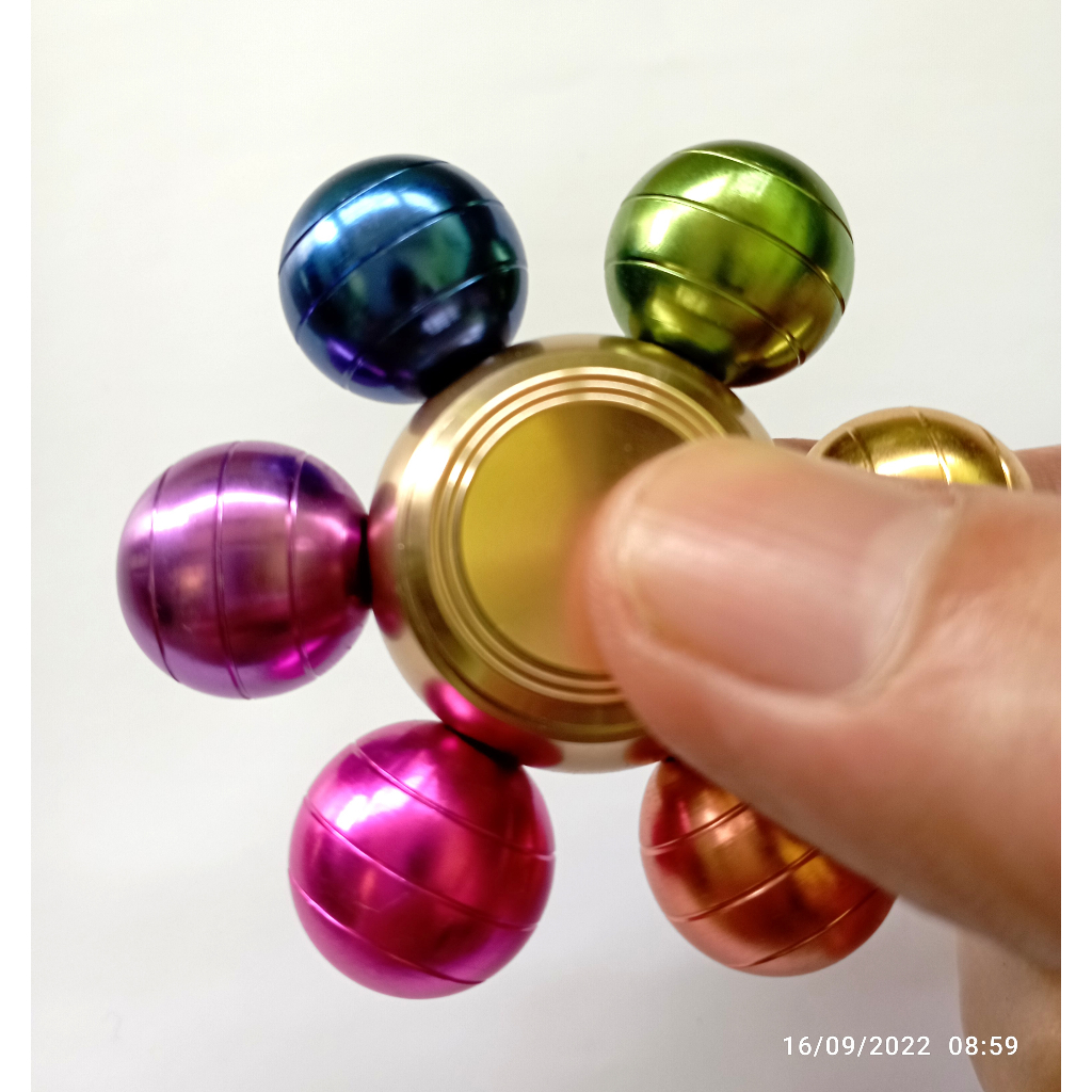 Fidget Spinner Bubble Full Color