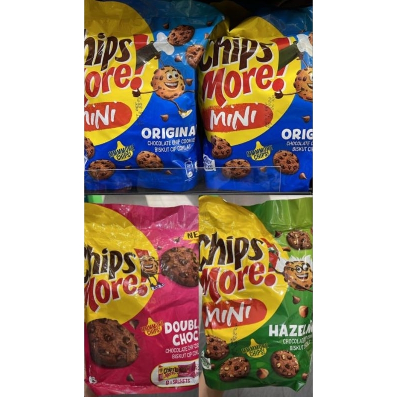 Chips More Mini Cookies Original / Hazelnut / Double Choco