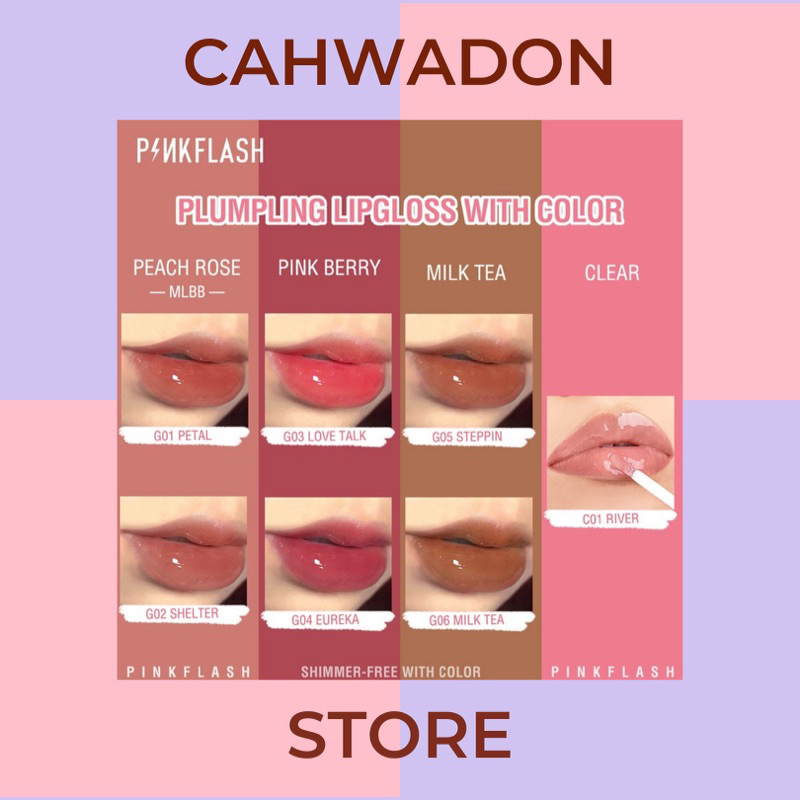 [CAHWADON.STORE] LIP GLOSS PINKFLASH