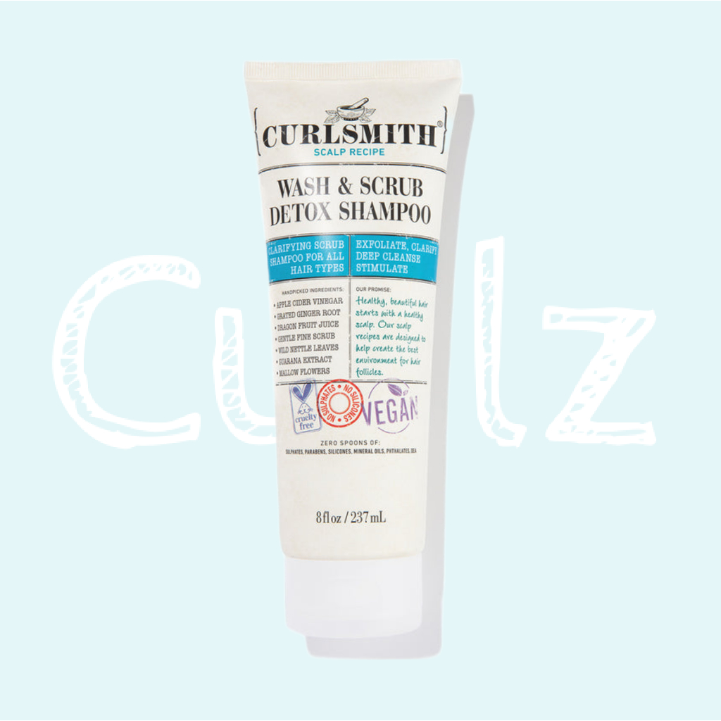 Curlsmith, Wash & Scrub Detox Shampoo, Step 2, 237 ml