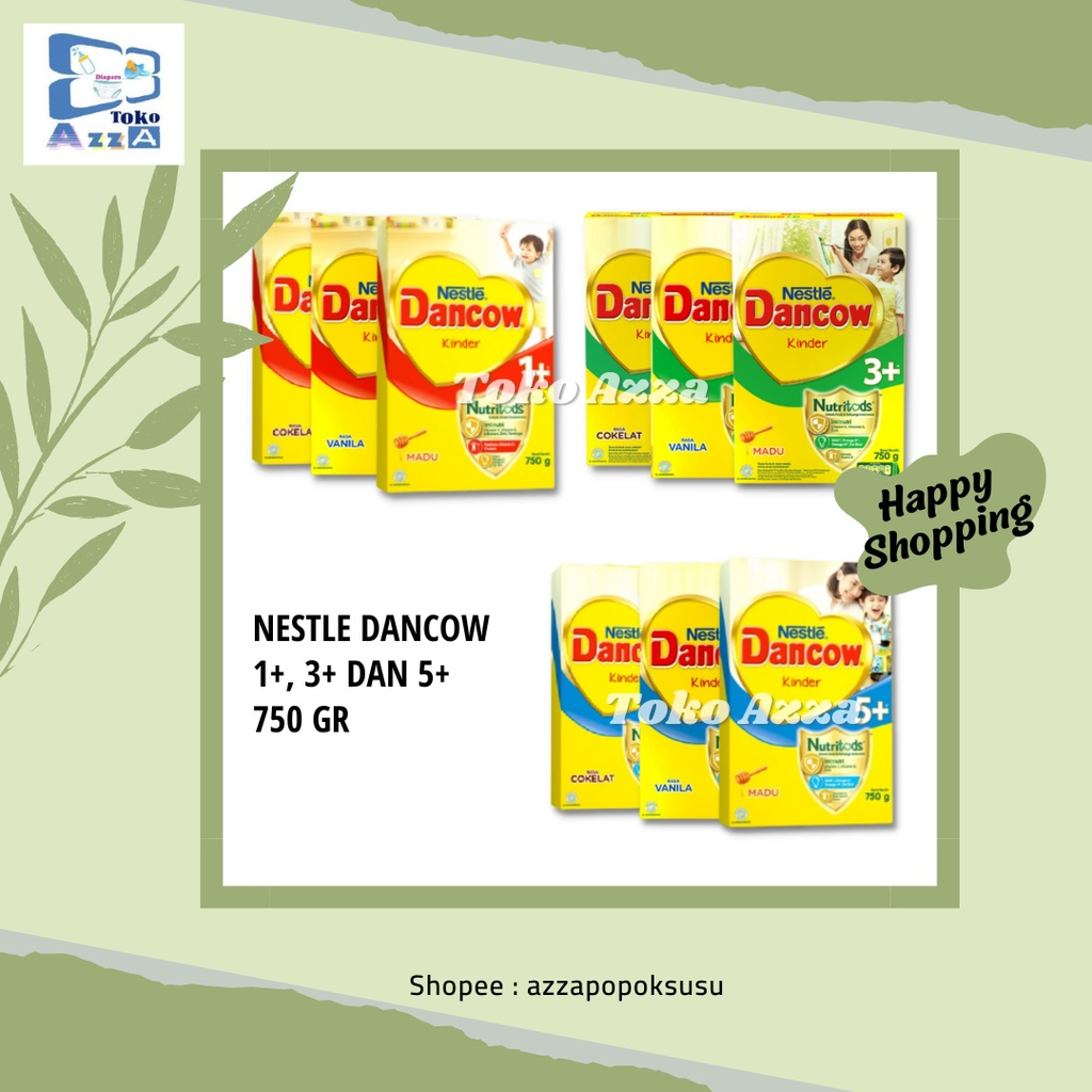 DANCOW 1+/3+/5+/MADU/VANILA/COKLAT/750gr