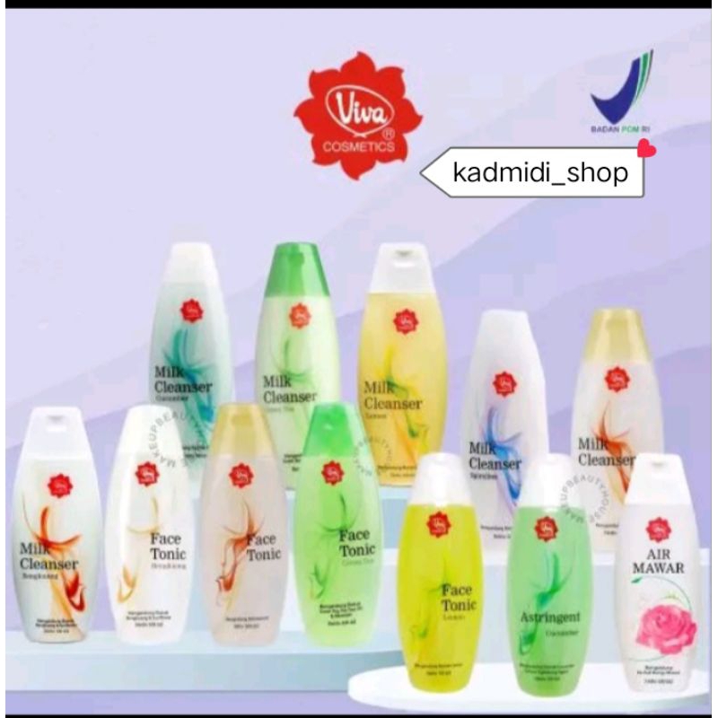 ♥️Tri♥️ viva milk cleanser/face tonic 100ml-COD