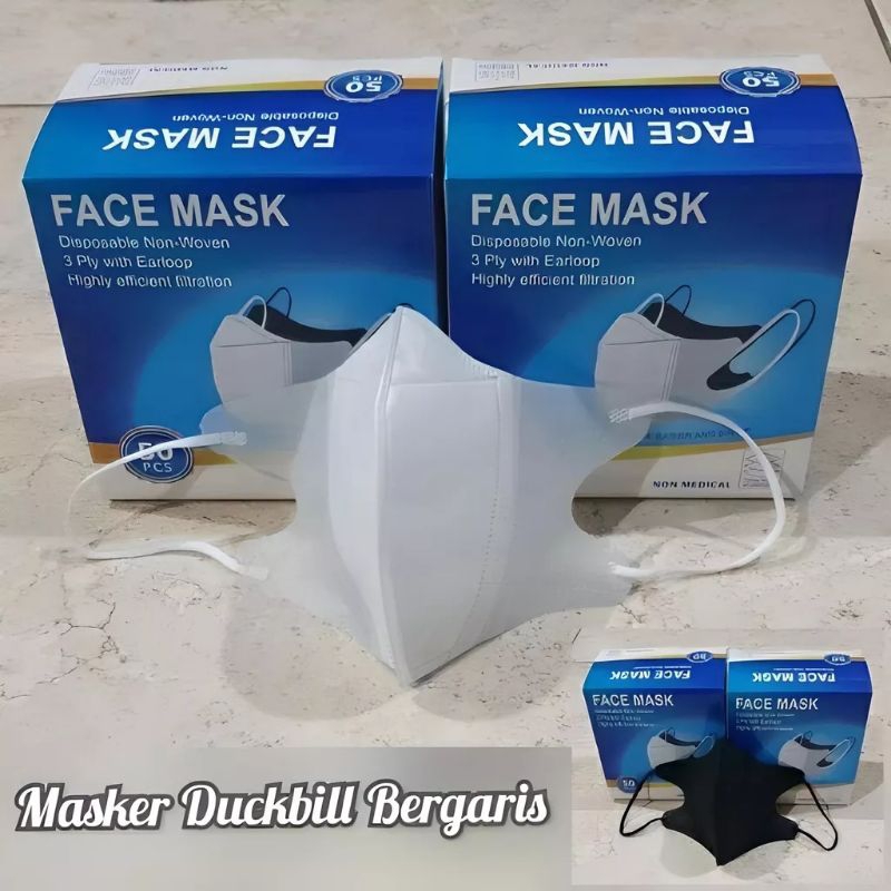 MASKER DUCKBILL 1BOX ISI 50PC